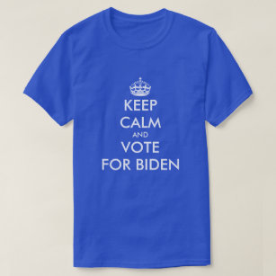 T-shirt Restez calme et votez pour le parti démocrate Bide