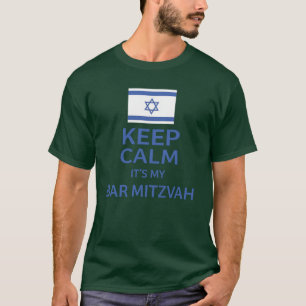 T-shirt Restez Calme Son My Bar Mitzvah Drôle