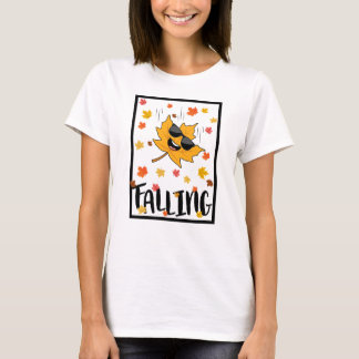 T-shirt Restez Calme & Tombez