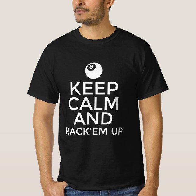 T-shirt Restez calmes et montez-les (Devant)