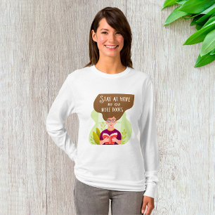 T-shirt Restez chez vous, lisez plus de livres, amateur de