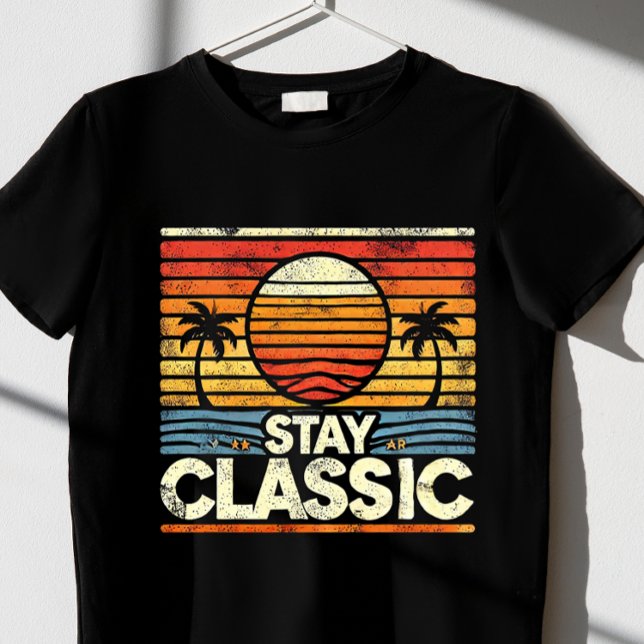 T-shirt Restez classique (Créateur téléchargé)