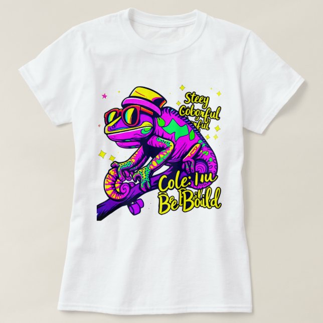 T-shirt Restez Coloré Soyez Gras (Design devant)