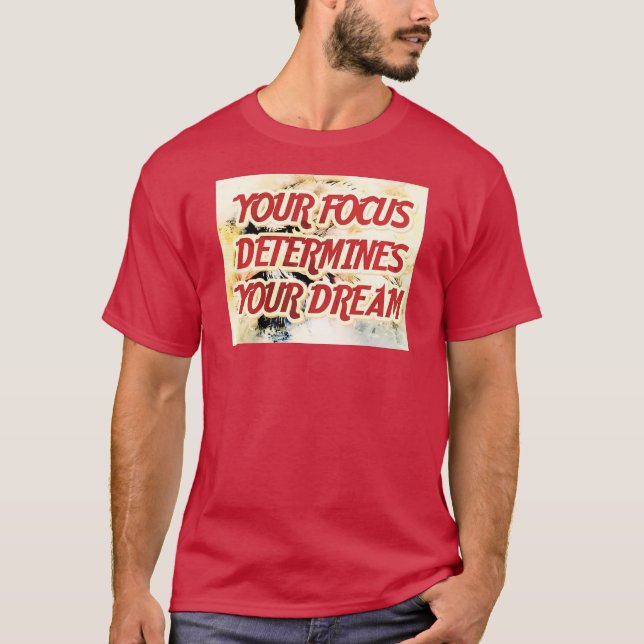 T-shirt restez concentré (Devant)