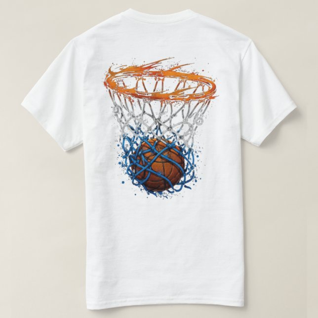 T-shirt Restez concentrés, continuez à pousser Motivation  (Design dos)