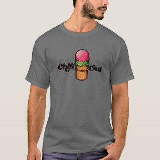 T-shirt Restez Cool Chill Out Glace Creative