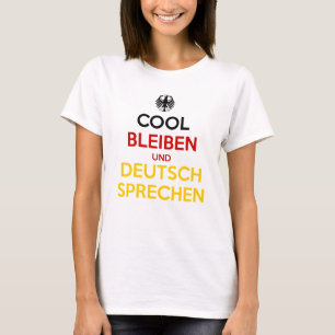 T-shirt Restez cool et parlez allemand