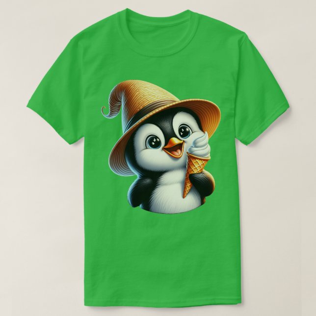 T-shirt Restez cool pendant la chaleur estivale avec ce pl (Design devant)