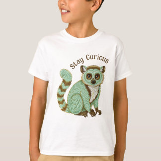 T-shirt Restez Curious Lemur Tee