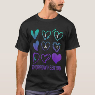 T-shirt Restez Demain a Besoin de Vous Sensibilisation à l
