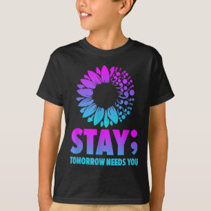 T-shirt Restez Demain A Besoin De Vous Sensibilisation À L