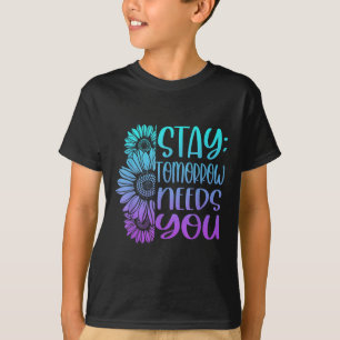 T-shirt Restez Demain Besoin de vous Sensibilisation à la 