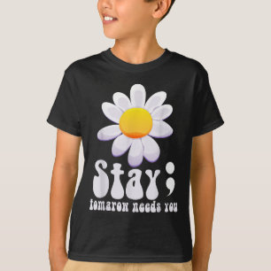 T-shirt Restez demain Besoin de vous Sensibilisation à la