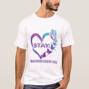 T-shirt Restez Demain Besoin de vous Sensibilisation à la 