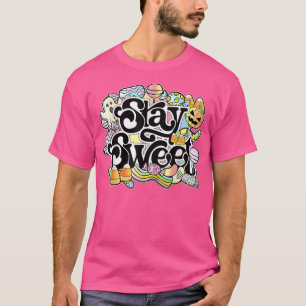 T-shirt Restez Doux, Costume Éffrayant Halloween, Fantôme,