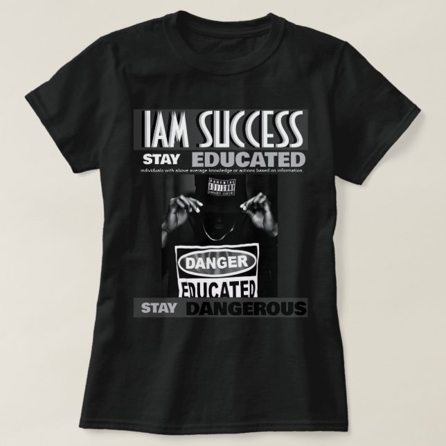 T-SHIRT RESTEZ ÉDUQUÉ (Design devant)