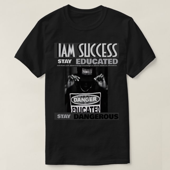 T-SHIRT RESTEZ ÉDUQUÉ (Design devant)