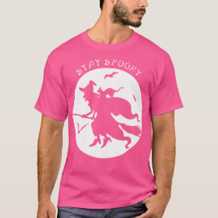 T-shirt Restez éffrayant Funny Halloween Party Tee Scary C