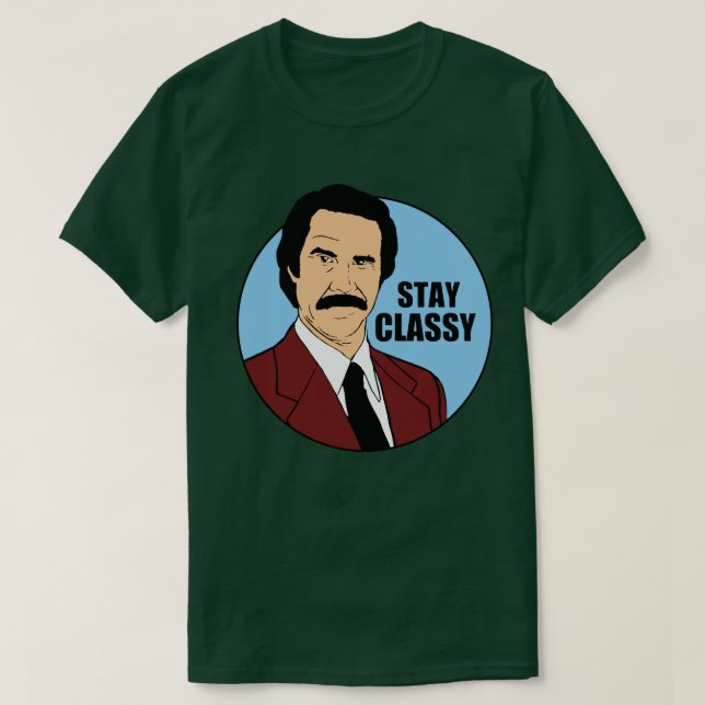 T-shirt Restez élégant (Design devant)