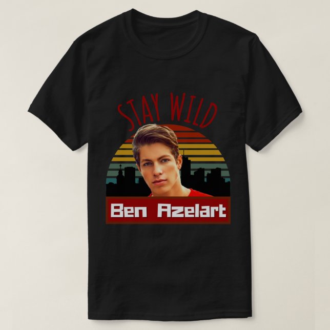 T-shirt Restez en liberté, Ben Azelart (Design devant)