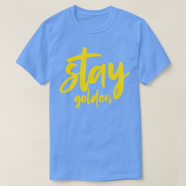 T-shirt Restez en or (Design devant)