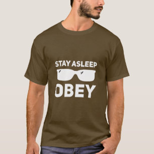 T-shirt Restez endormi obéi