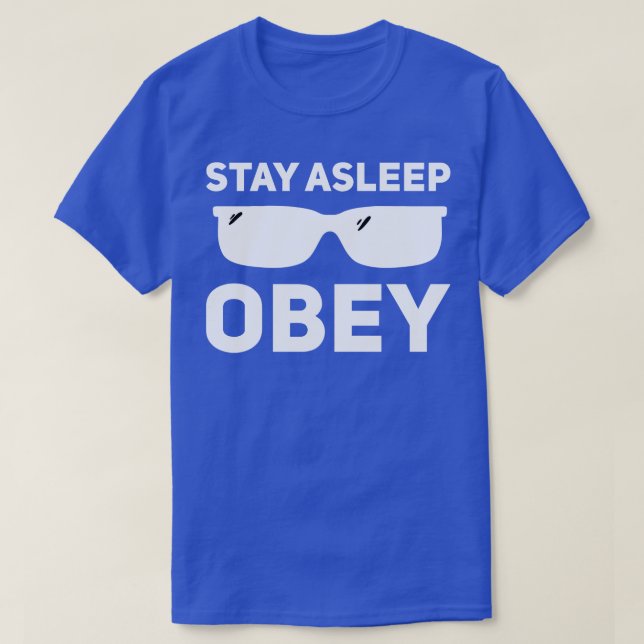T-shirt Restez endormi obéi (Design devant)