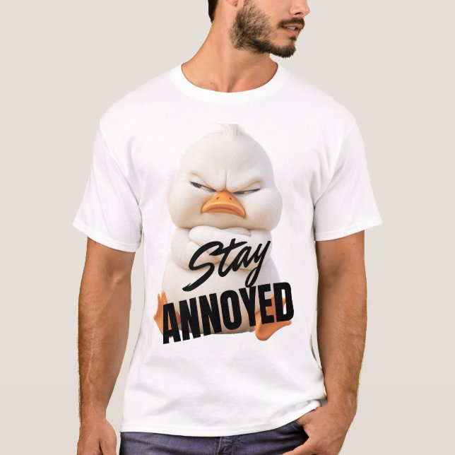 T-shirt Restez ennuyé (Devant)