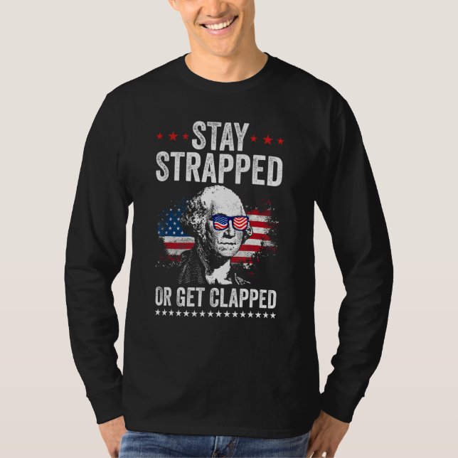 T-shirt Restez équipés George Washington 4 (Devant)