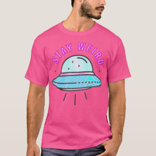 T-shirt Restez Étrange - Ufo