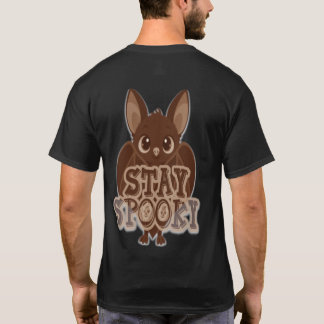 T-shirt Restez Fantomatiques — Conception Halloween de Cha