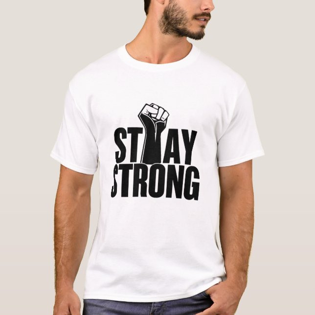 T-shirt Restez fort Poing Icon Tee (Devant)