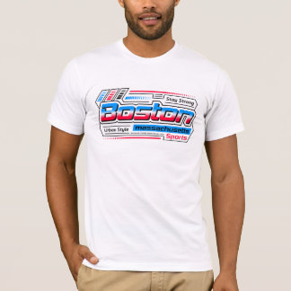 T-shirt Restez forts Boston Massachusetts Sports