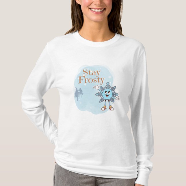 T-shirt Restez Frosty (Devant)
