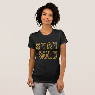 T-shirt Restez Gold