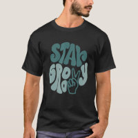 Restez Groovy Signe De Paix Amour Rétro 60S 70S 80