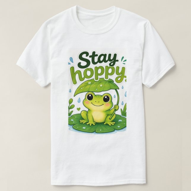 T-shirt Restez Hoppy. (Design devant)