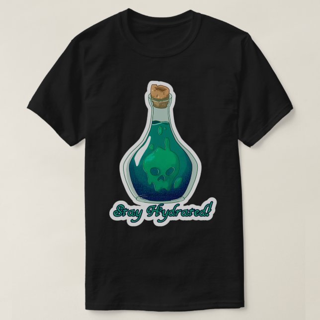 T-shirt Restez hydraté Poison (Design devant)