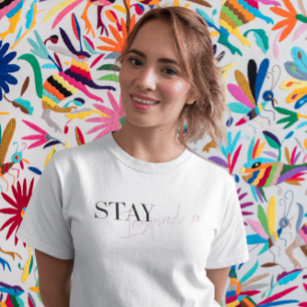 T-shirt Restez inspiré Message positif inspirant
