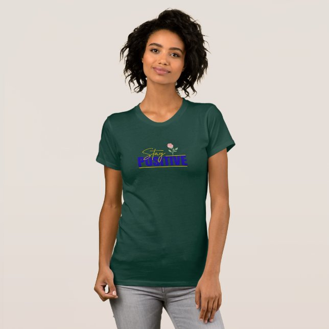 T-shirt Restez Inspiré Positif  (Devant entier)