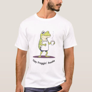 T-shirt Restez la chemise masculine de Froggin’ Awake