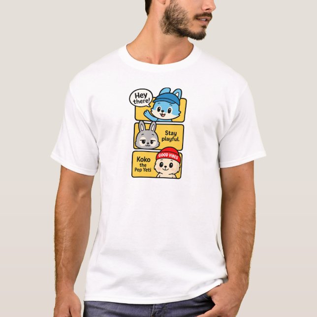 T-shirt Restez Ludique (Devant)