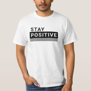 T-shirt Restez minimaliste positif
