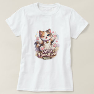 T-shirt Restez Pawsitif