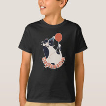 Restez Pawsitive Enfants Chemise Chat Smoking Anni