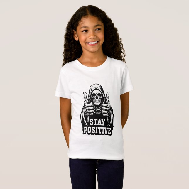 T-Shirt Restez Positif (Devant entier)