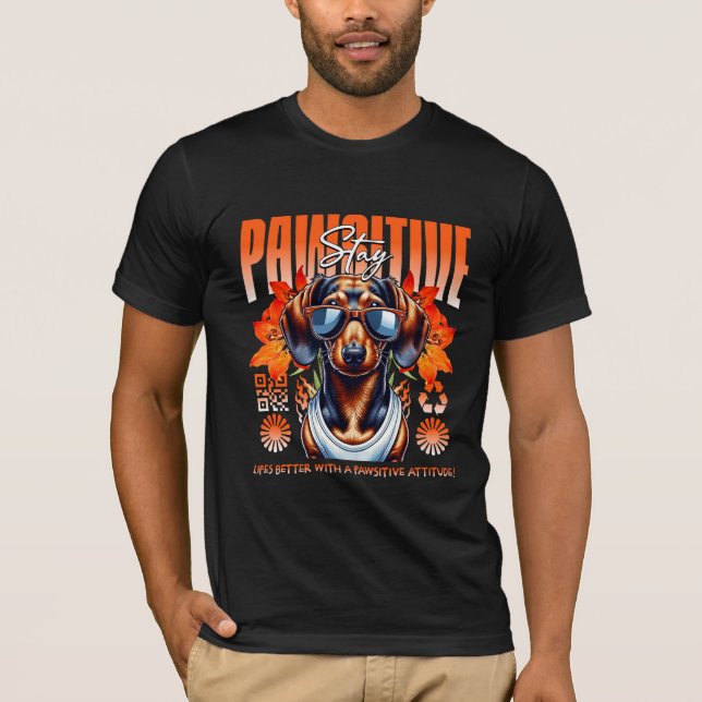 T-shirt restez positif (Devant)