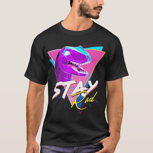 T-shirt Restez Rad 90S Raptor (Devant)