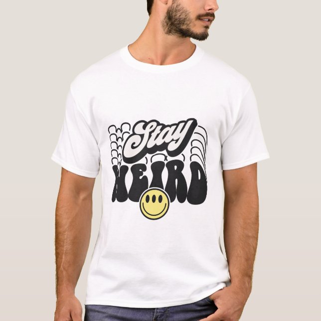 T-shirt Restez sarcastique drôle (Devant)