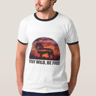 T-shirt "Restez Sauvage, Soyez Libre : Respectez Votre Esp